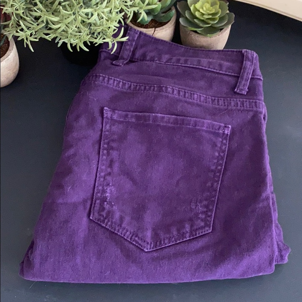 🏆 3/$75 DEAL • Sandro • Paris Purple Jeans - euro size 40 us size 26